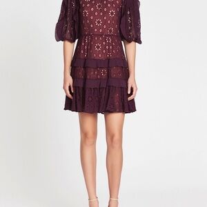 Rebecca Taylor Pinwheel dress- Purple